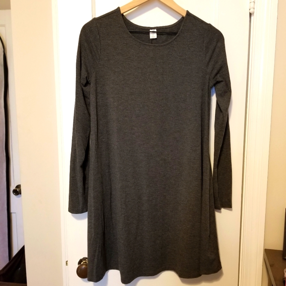 Old Navy Gray longsleeve Dress